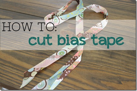 how to cut bias tape