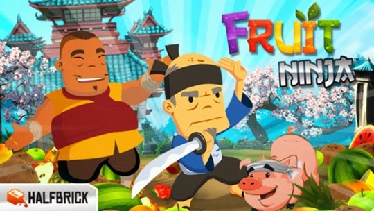 لعبة تقطيع الفواكه Fruit Ninja Free للأيفون والأيباد