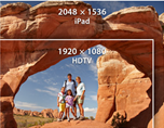 iPads retina display has more pixels than HDTV!
