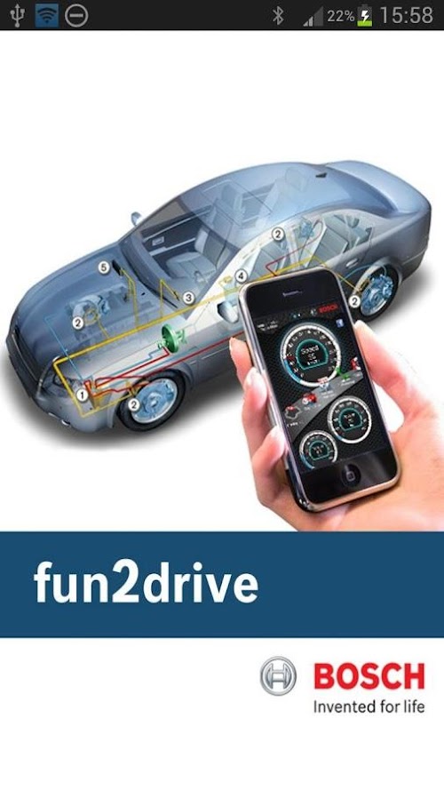 Android application fun2drive screenshort