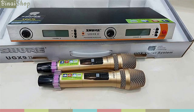 Micro cầm tay không dây chuyên nghiệp Shure Shure UGX-9II