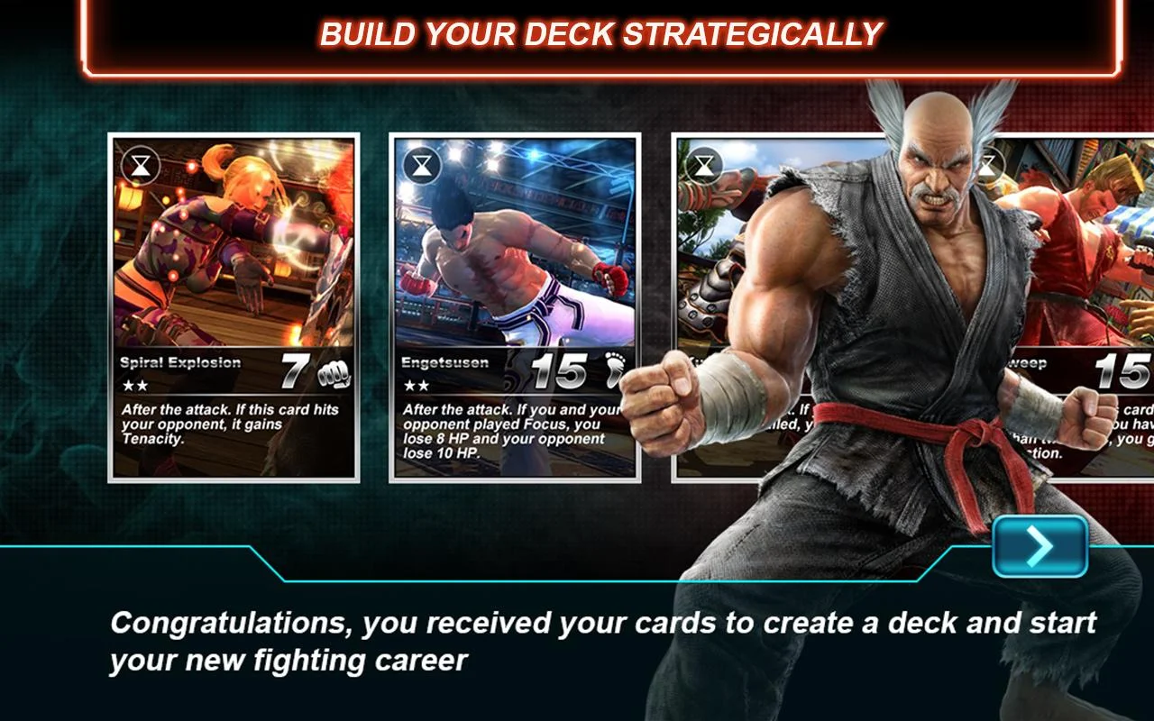 Tekken Card Tournament (CCG) - screenshot