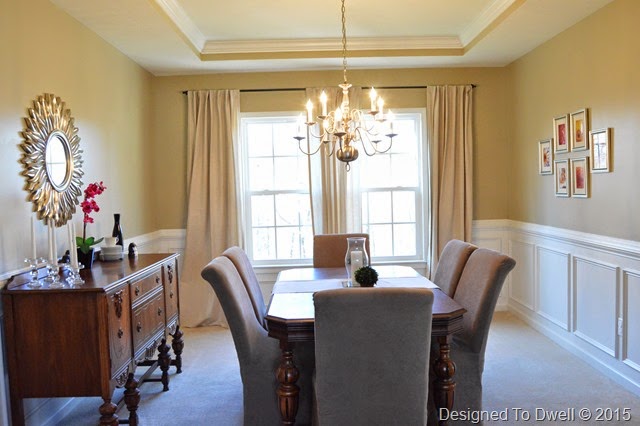 Neutral Glam Dining Room