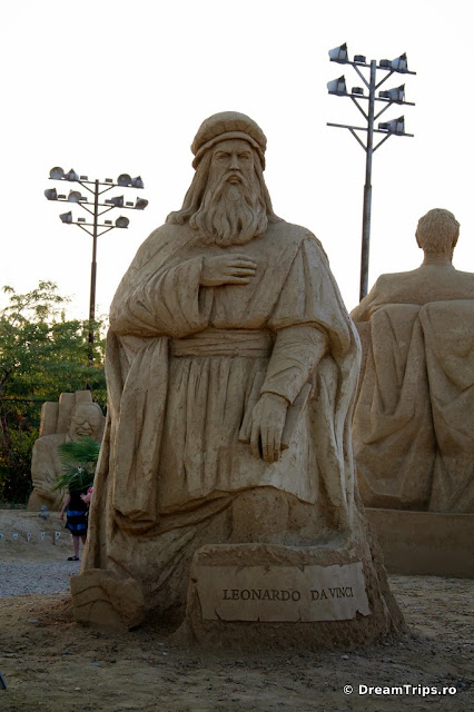 sculpturi nisip Burgas Leonardo da Vinci.JPG