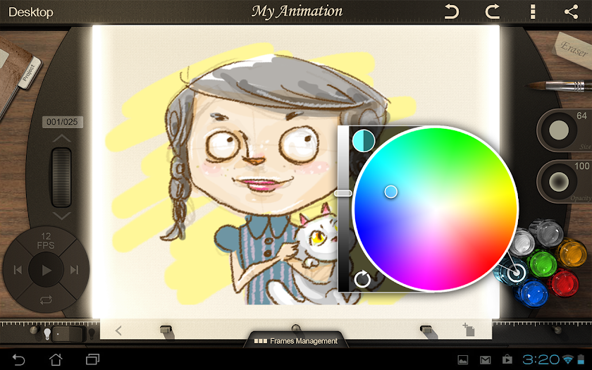 Animation Desk - Sketch &amp; Draw Screen 2
