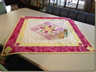 CD table topper completed