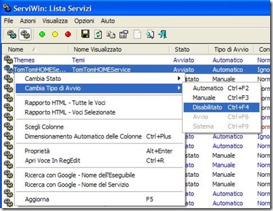 ServiWin gestione driver e servizi di Windows