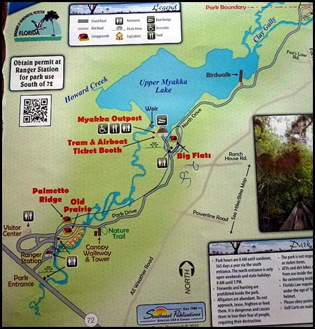 00b - Myakka River SP Map