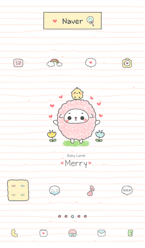 baby sheep hart dodol theme