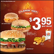 Burger King New $3.95 Combo Meals 2013 Discounts Offer Shopping EverydayOnSales