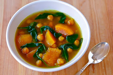 Vegan Butternut Squash and Chickpea Soup