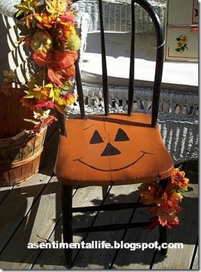 sentimental life halloween chair