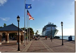 Cruise ship at Key West, Conch Republic