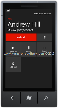 Screenshot 3 : How to Retrieve Phone Number from Contacts in WP7 using the PhoneNumberChooserTask?