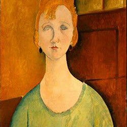 Modigliani, Girl in Green Blouse 1917