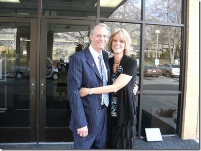 In front of the MTC - March 5, 2012