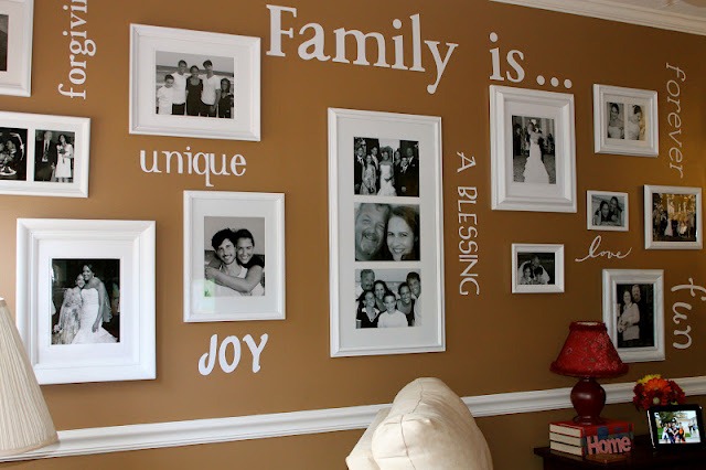 feature family wall