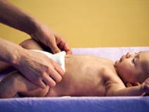 How to change a cloth diaper