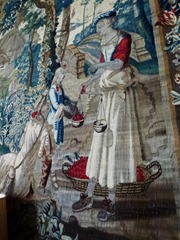 the cherry seller tapestry