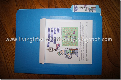 free 1st grade marshmallow noun verb file folder game free 1st grade marshmallow noun verb file folder game