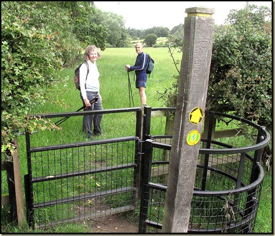 A new stile on the Bollin Valley Way