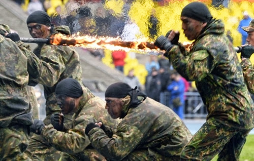 Московские полицейские отметили свой профессиональный праздник