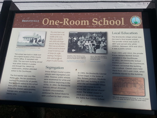 Brentsville - One-Room School
