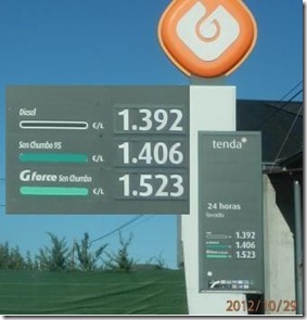 Combustiveis GALP - Espanha - Out.2012