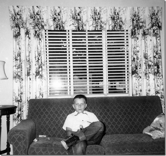 John Flora, shortly after moving to 917 E. Columbia St. in the spring of 1954.