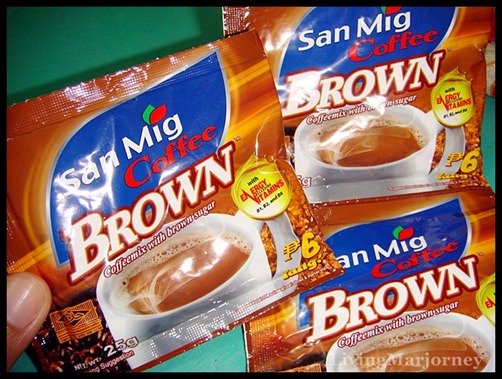 San Mig Coffee Brown in 25g sachets
