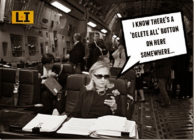 Clinton on a C-17, with blackberry in hand