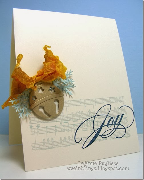 LeAnne Pugliese WeeInklings Joy & Bell Christmas Card