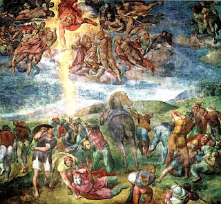The Conversion of Saul, fresco by Michelangelo, 1542–1545, Cappella Paolina, Vatican Palace, Vatican City The Conversion of Saul, fresco by Michelangelo, 1542–1545, Cappella Paolina, Vatican Palace, Vatican City