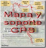 Mapa y soporte GPS -Enebro de Legardeta