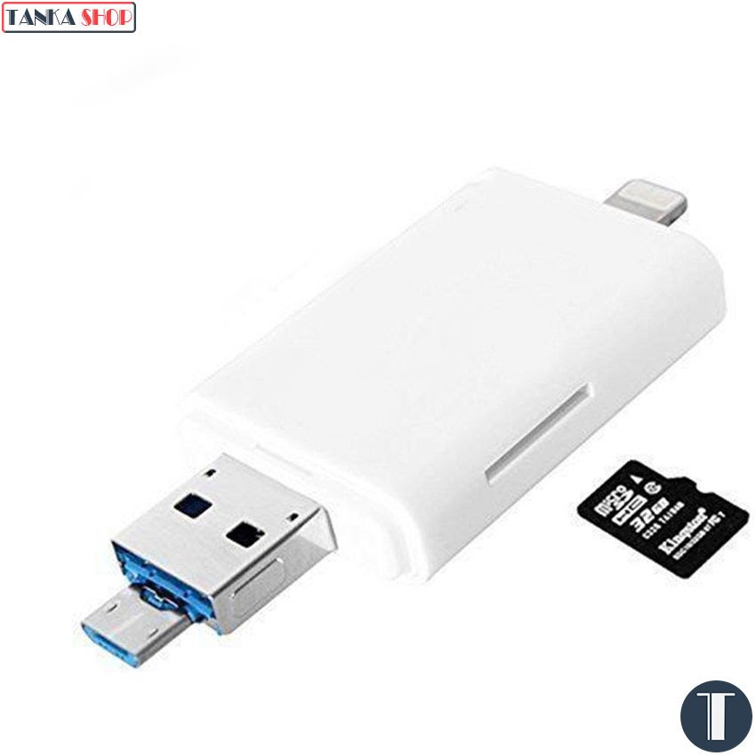 Đầu đọc thẻ nhớ cho iPhone Mở rộng bộ nhớ cho iPad