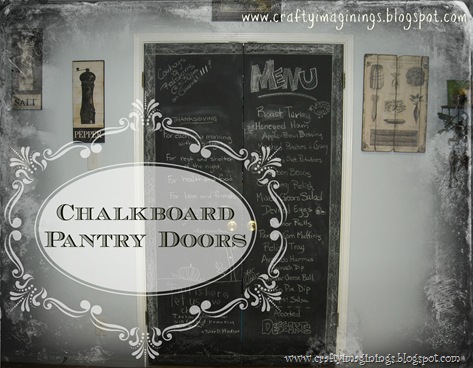 Pantry Doors with Text