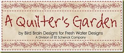 A Quilter's Garden label