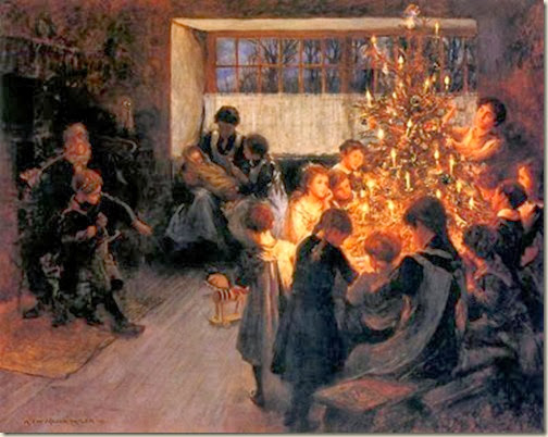 Albert chevalier Tayler,  L'arbre de Noël
