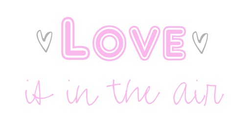 love is in the air graphic