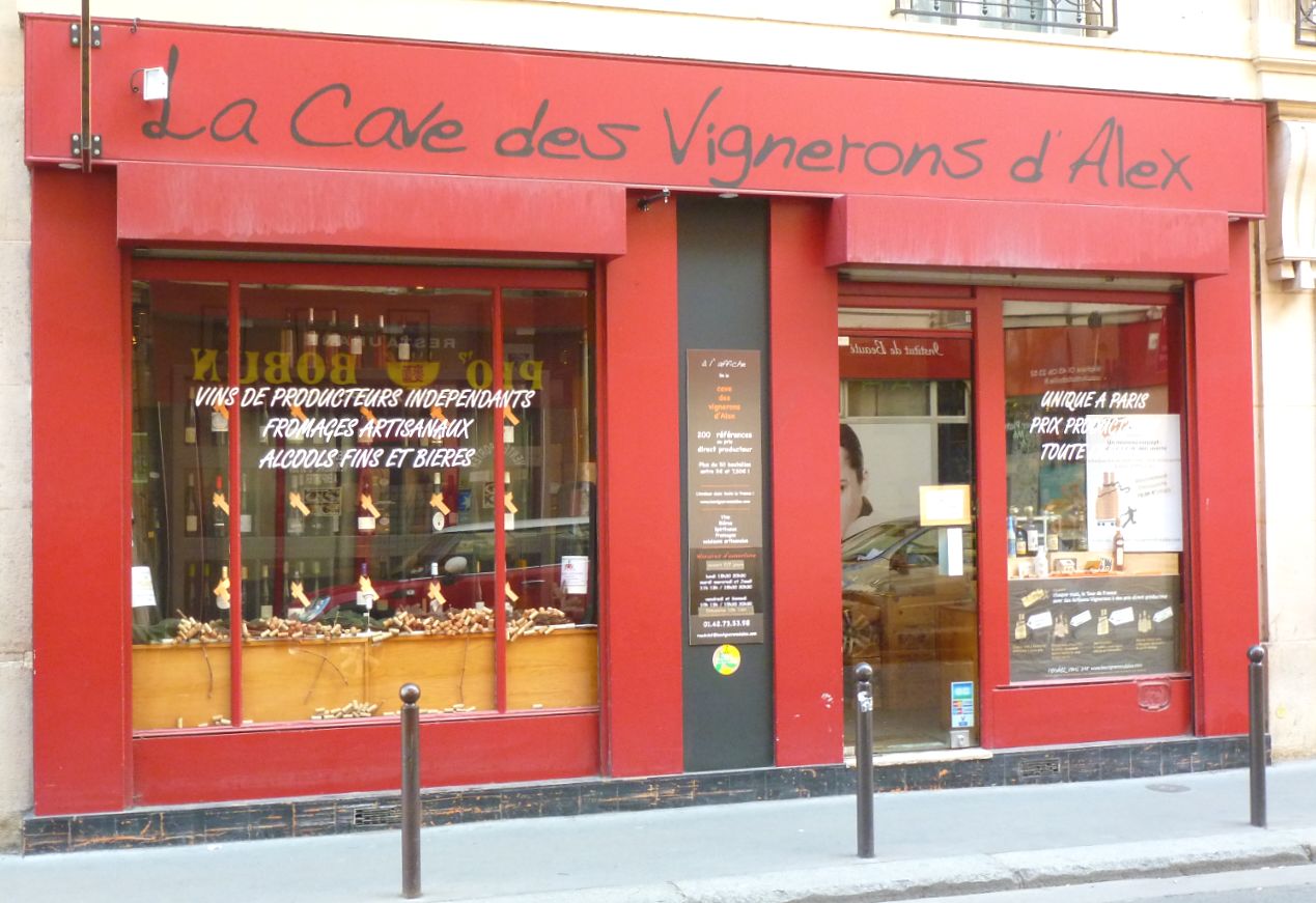 Living the life in SaintAignan Red store fronts...