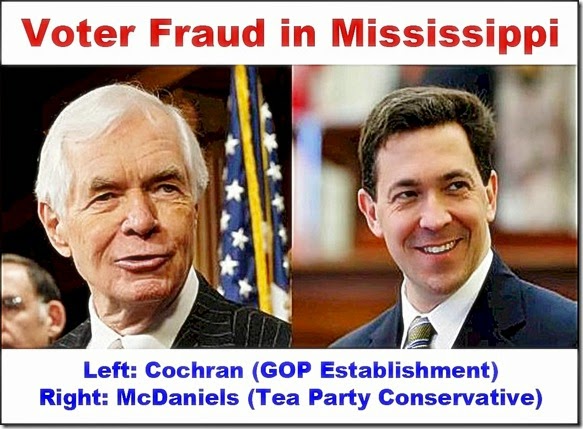 Voter Fraud MS - Cochran & McDaniel