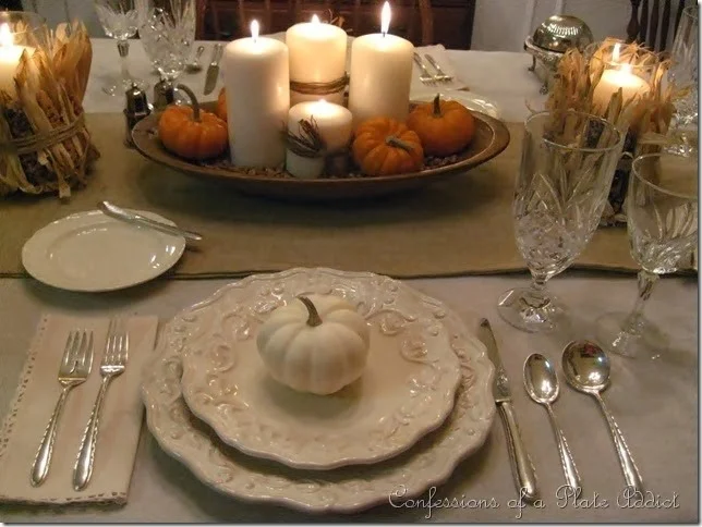 CONFESSIONS OF A PLATE ADDICT Thanksgiving Tablescape 2011