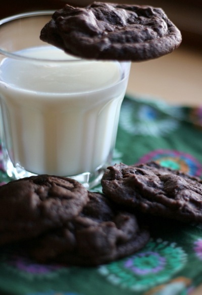 chocolate buttermilk cookies 2