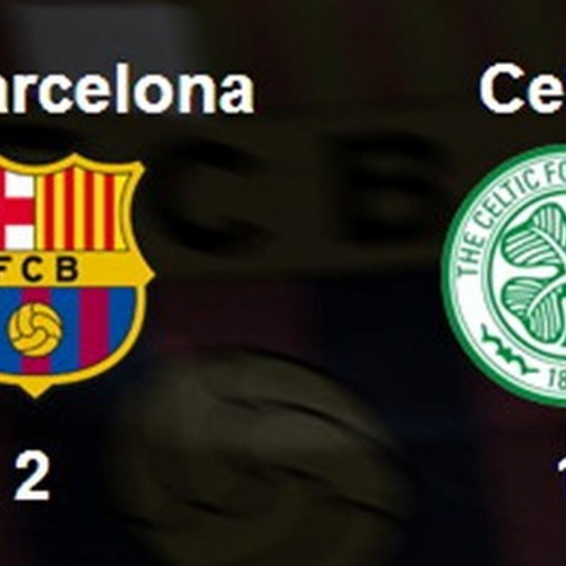 Barça 2–1 Celtic. Floristería más al sur de la espalda