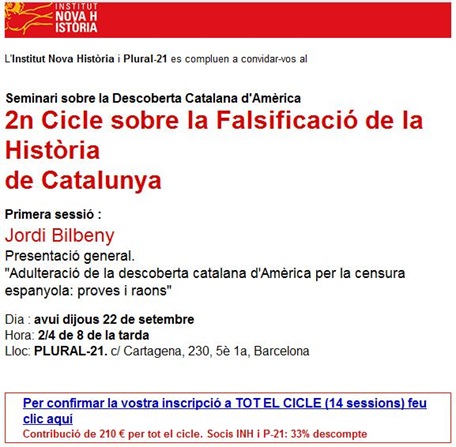 falsificació de la Història de Catalunya