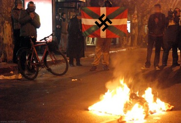Basque Abertzale Nazi Rioters