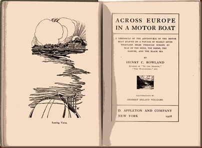 Across Europe in a Motor Boat 1907