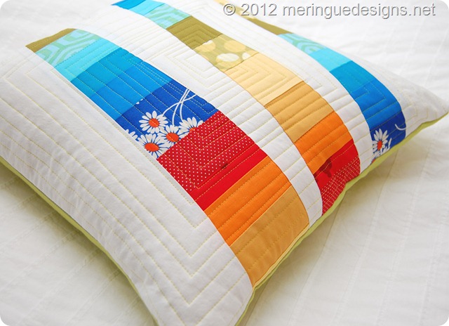 rainbow stripes pillow 006