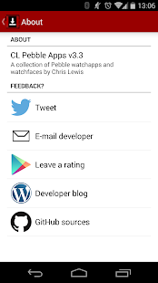 CL Pebble Apps - screenshot thumbnail