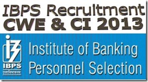 IBPS Recruitment 2013 PO and Clerk
